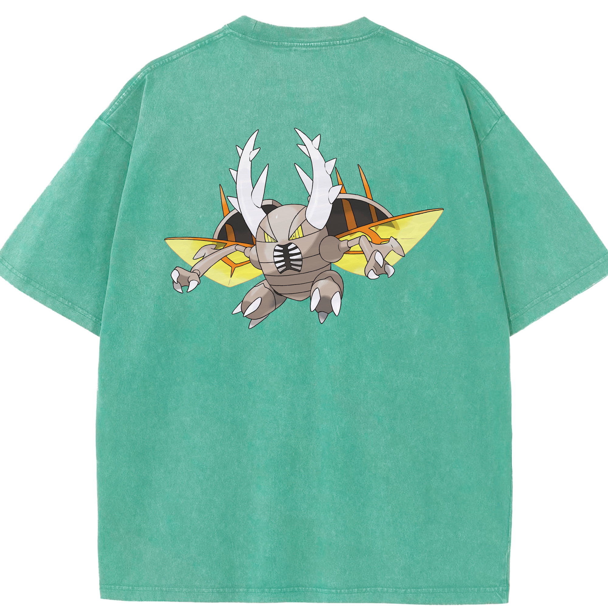 （画像用） ポケットモンスター Pokémon 綿100% ヴィンテージ風 半袖Tシャツ（背面プリント）